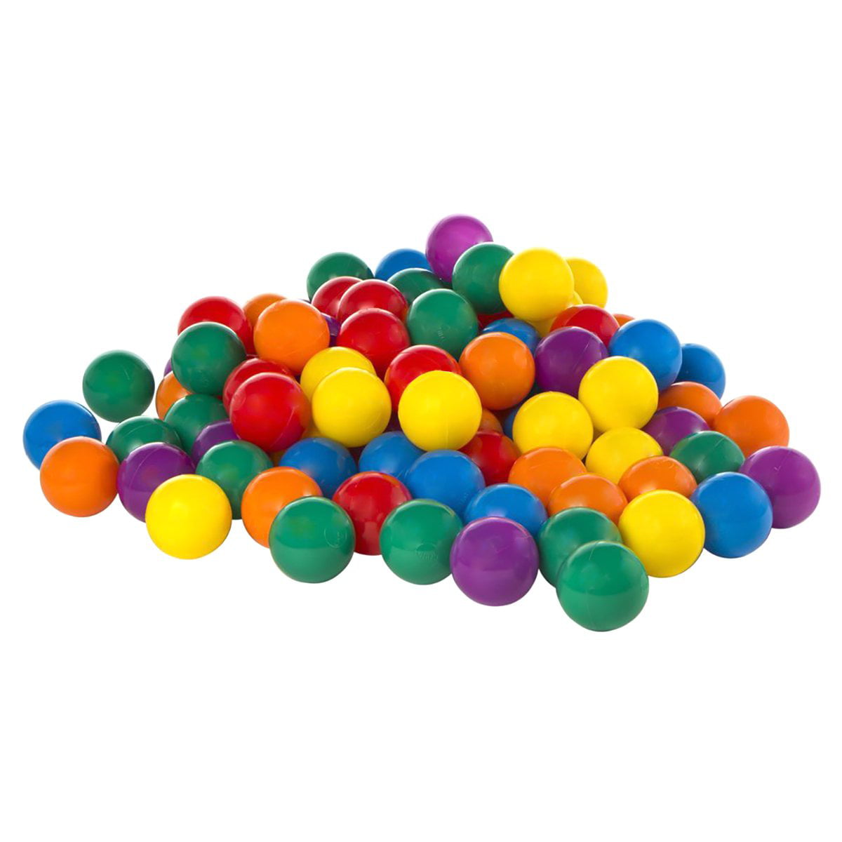 100-Pack Intex Large Plastic Multi-Colored Fun Ballz For Ball Pits49600EP 