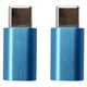 thumbnail image 1 of 2X Bloqueador de Datos USB C, Bloqueador de Datos USB C A C, Bloquea la Transferencia de Datos, el Robo de Datos para una Carga Segura, Color Azul., 1 of 5
