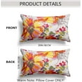 thumbnail image 2 of Boho Red Flowers Throw Pillow Covers 12x20 inch Set of 2 Rug Persian Carpet Double Sided Pattern Cotton Soft Pillow Case Cushion Cover Pillowcase for Couch Sofa Bed Decorative, 2 of 6