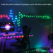 BrightSide RGBIC Dot String Lights - 20ft Sound Reactive, USB Powered