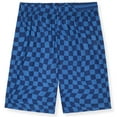 thumbnail image 3 of Sleep On It Boys 2-Piece Short-Sleeve Jersey Pajama Shorts Set - Checkerboard , 6-7, 3 of 4