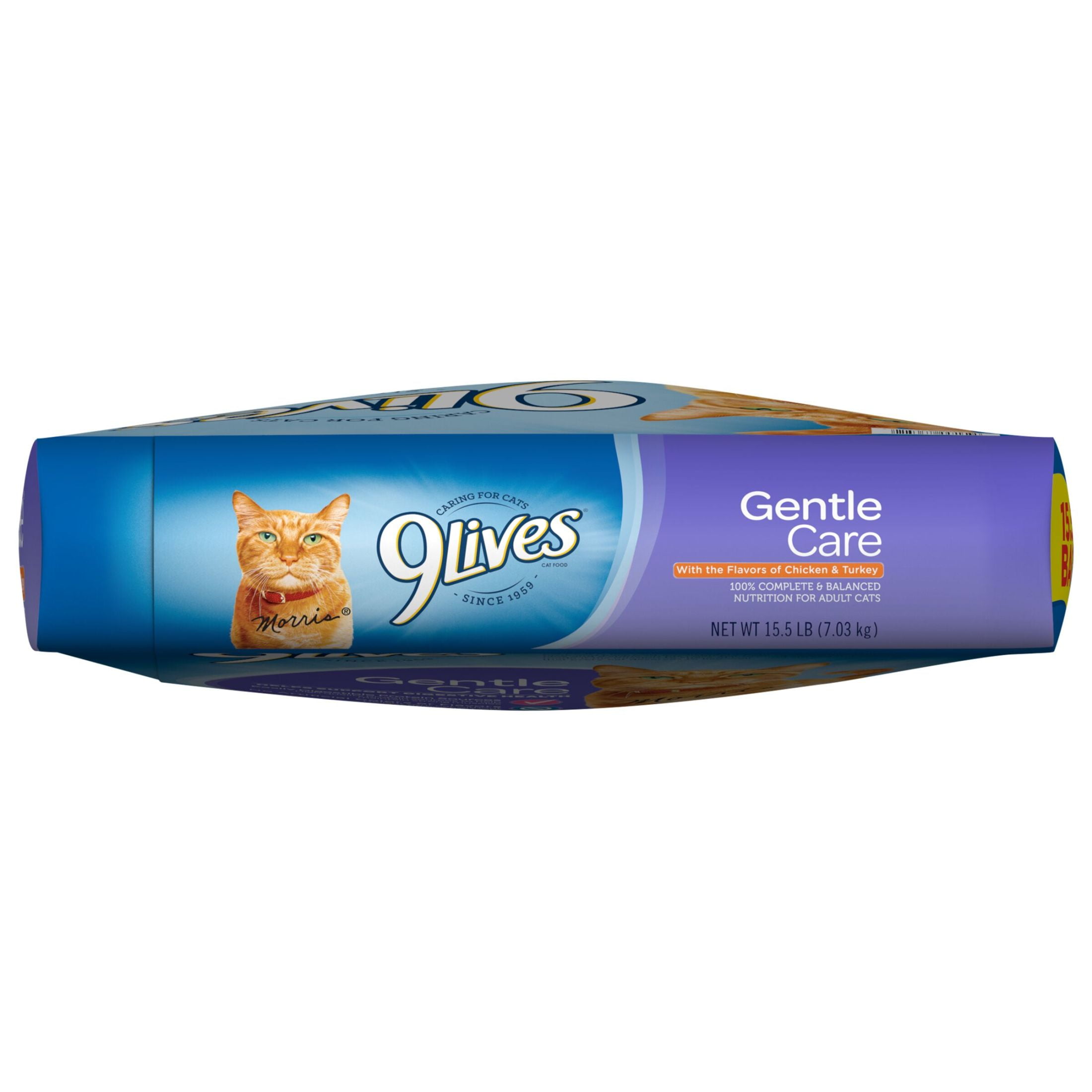 9Lives Gentle Care Dry Cat Food, 15.5 lb. Bag