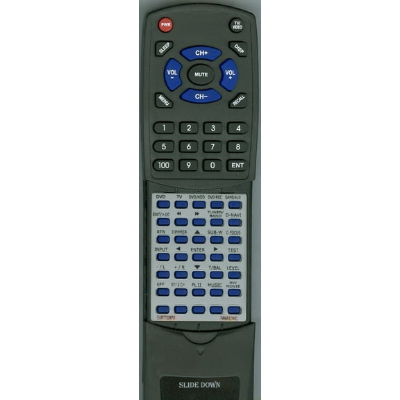 Replacement Remote for PANASONIC RTEUR7722KF0, EUR7722KF0, SCHT07, SAHT05PS, SCHT05, SAHT05, SAHT05P