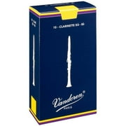 Vandoren Bb Clarinet Traditional Reeds Strength #3, Box of 10