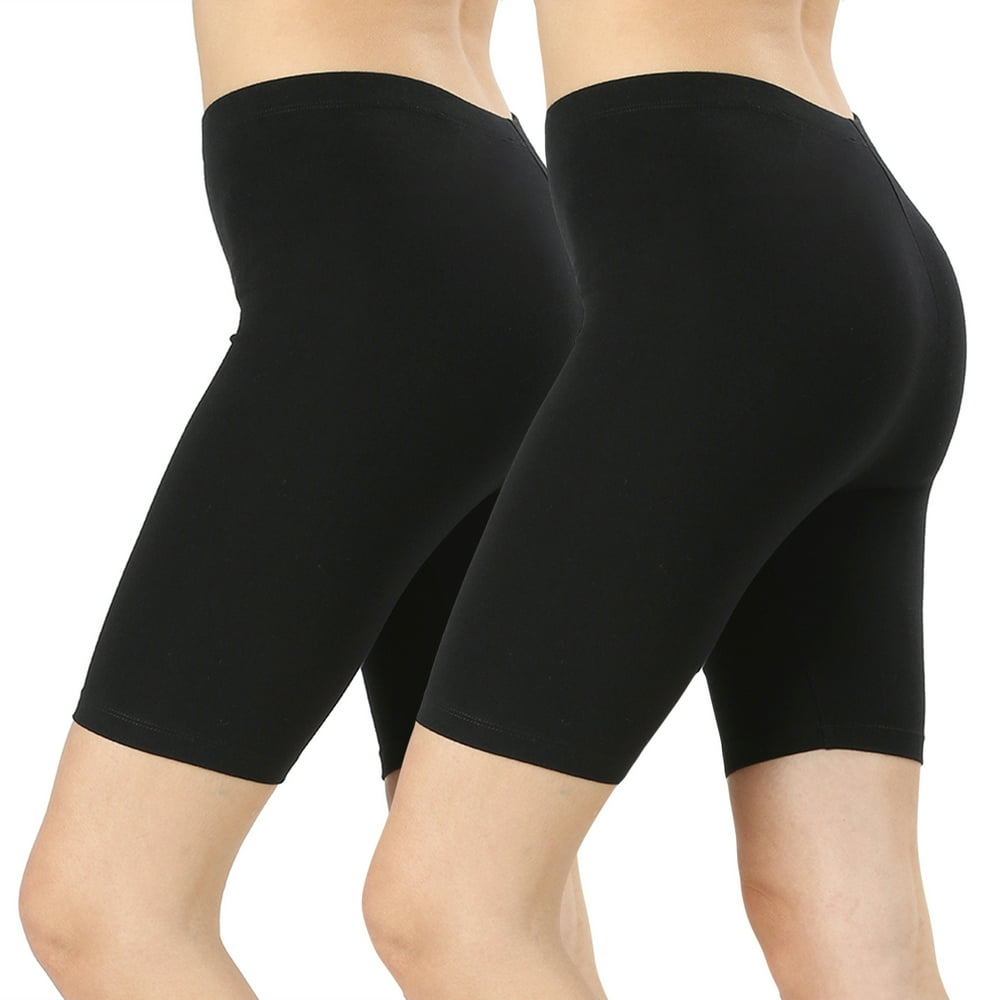 TheLovely Womens & Plus Soft Cotton Stretch Knee Length Leggings