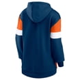 thumbnail image 3 of Women's Fanatics Navy/Orange Chicago Bears Lock It Down Pullover Hoodie, 3 of 3
