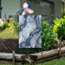 Yayeee Garden Flag 28"x40" Double Sided Outdoor Yard Lawn Holiday Decorations, Abstract Marble Pattern
