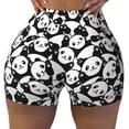 thumbnail image 2 of Fotbe Cute Panda (3) Shorts Sin Costuras – Shorts Deportivos de Cintura Alta para Mujer, Elásticos para Gimnasio, Yoga, Running o Ciclismo-X-Large, 2 of 8