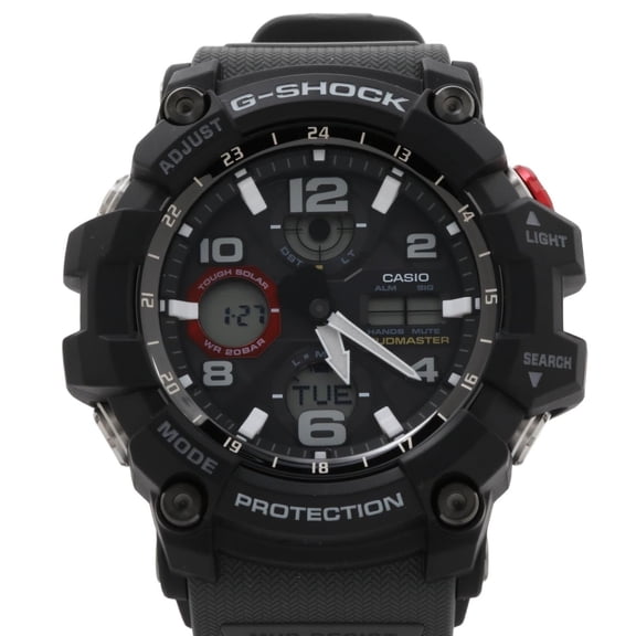 Pre-Owned CASIO GSHOCK MASTER OF G LAND MUDMASTER GWG1001A8JF Men's Watch, Black Resin,...