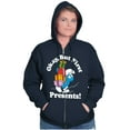 thumbnail image 4 of Smurfs Cartoon Christmas Presents Zip Up Hoodie Men's Women's Brisco Brands S, 4 of 6