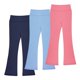 thumbnail image 1 of BIG ELEPHANT Leggings Acampanados para Niñas, Pantalones Acampanados con Corte de Bota y Cintura Alta, Pantalones Acampanados para Yoga y Baile, Packs de 3, 1 of 11