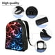 thumbnail image 5 of Balery Red And Blue Lightning Mochila - Mochila Estilosa y Duradera para Laptop de 15 Pulgadas con Tela Oxford Impermeable, 5 of 8