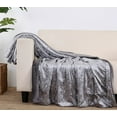 thumbnail image 5 of Berkshire Blanket 50"x70" Crushed Velvet Throw, 5 of 5