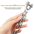thumbnail image 4 of LordHardware 4Pcs Stainless Steel 3/8 Inch M10 Jaw and Jaw Turnbuckles for Tensioning Cable Rope Chain, 1200 lbs Load, 4 of 6