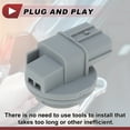 thumbnail image 7 of 1 Pc Turn Signal Light Socket for Kia Forte 2019 2020 2021 No.92164M7000 Lamp Bulb Connector 3 Pin, 7 of 7