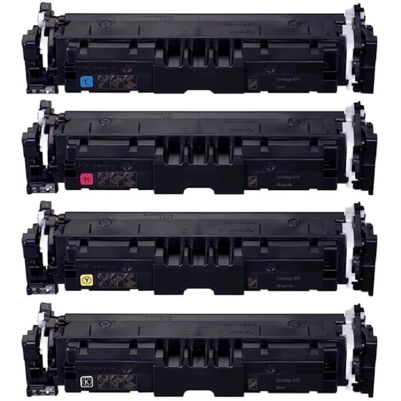 075 CRG-075 Toner Cartridges 4-Pack Compatible for Canon Color imageCLASS MF662Cdw MF663Cdw MF665Cdw MF660 LBP646Cdw LBP647Cdw LBP640 Printers