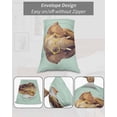 thumbnail image 6 of Green Elephants Body Pillow Case Cover - Microfiber Bed Throw Pillow Covers, Funny Animals Modern Art Decorative Lumbar Pillow Cover with Envelope Closure for Sofa/Travel 20"x54", 6 of 6