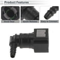 thumbnail image 6 of Unique Bargains 5/32" Fuel Line Quick Connector ID Hose for 1/4" SAE Male Connector Female to Barb 90 Degree Quick Adapter Seal Fittings Plastic Gray 2 Pcs, 6 of 6