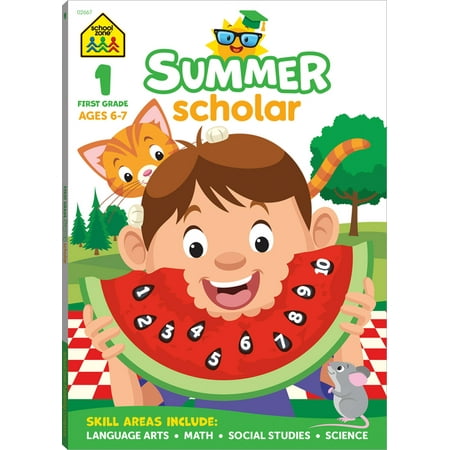 School Zone First Grade Summer Scholar Workbook