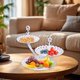 thumbnail image 5 of Fruit Plates Living Room Coffee Table Household Transparent Candy Dessert Rack Party Wedding Front Desktop Placed Snack Dessert Tray Tiers Dessert Stand, 5 of 6