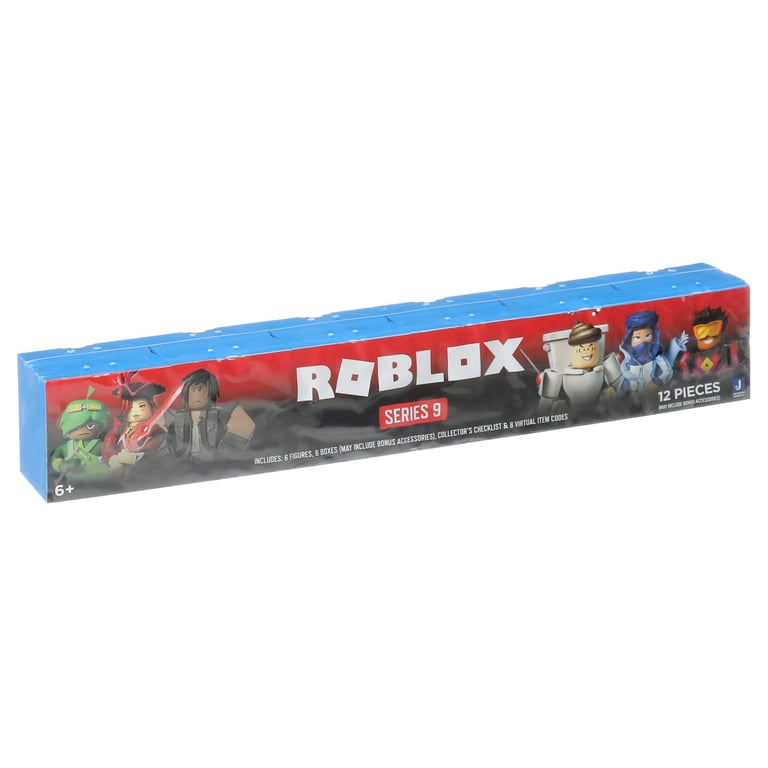 Roblox Action Collection - Series 9 Mystery Figure Six Pack [Includes 6  Figure, 6 Boxes, May include Bonus Accessories, Collector's Checklist & 6  Virtual Item Codes] 