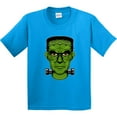 thumbnail image 3 of Inktastic Halloween Frankenstein Head Youth T-Shirt, 3 of 5