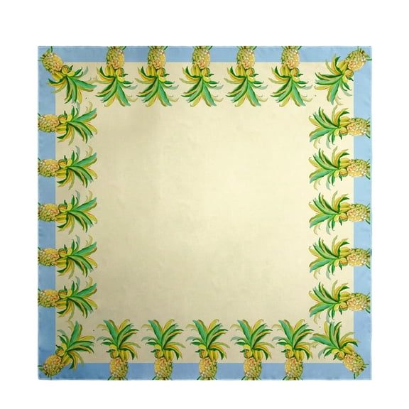 Betsy Drake Pineapple Square Table Cloth 52