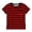 X1Red, variant on lnmuld Cute Tops for Girls Striped Print Short Sleeve Casual Kids Tee Shirt Soft Comfortable Daily Wear for Girls and Boys Color:Green,Size:2-3 Years