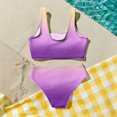 thumbnail image 6 of Grblisyd Girls Swimsuits Two Piece Casual Scoop Neck Gradient Bikini Sets Size 1-10 Years, 6 of 6