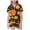 0#Coffee1089, variant on Elegyee Girls Thanksgiving Turkey Pajamas Satin Button Down Shirt Shorts PJs(2-13 Years)