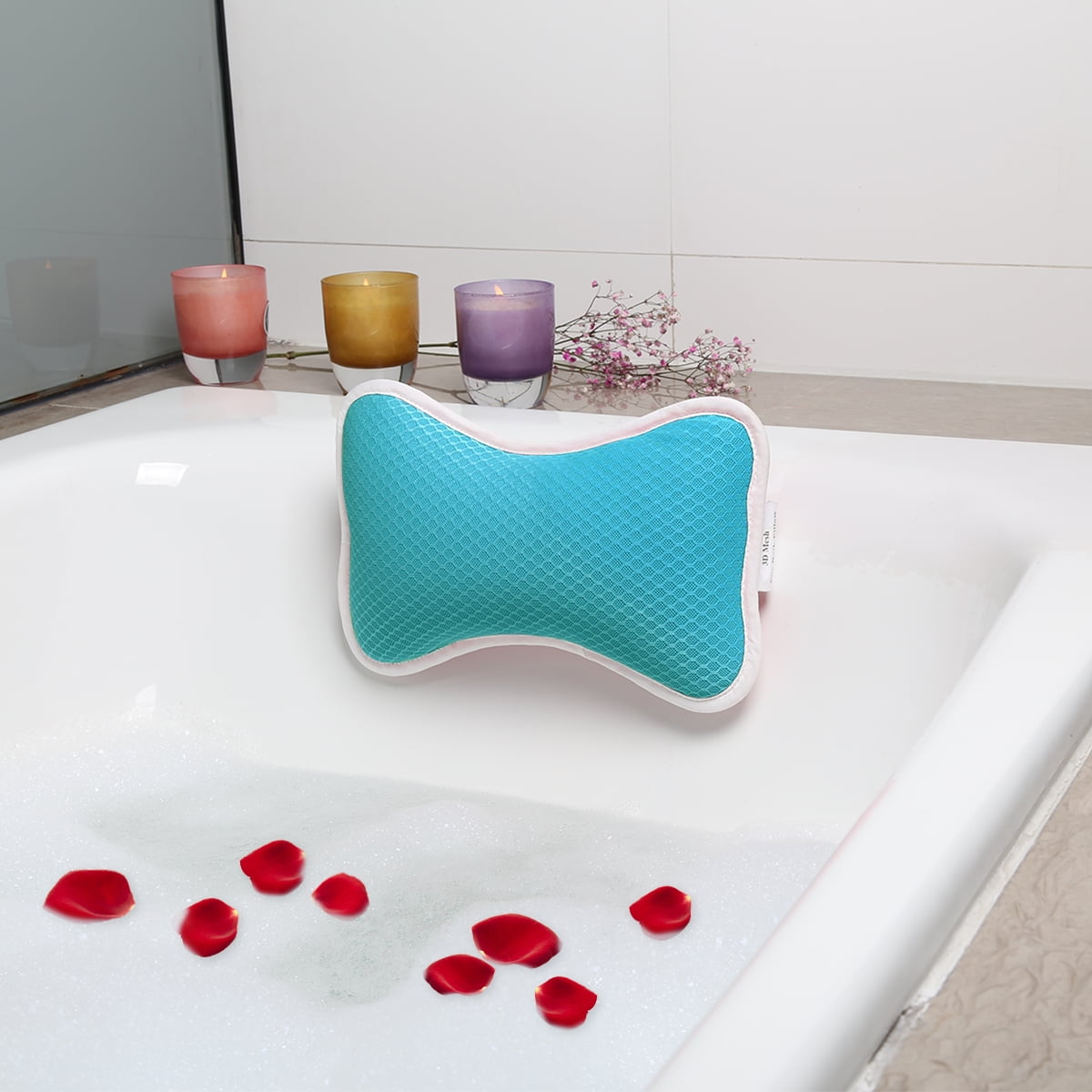 3d Spacer Mesh Full Body Bathtub Pillow With Mat - Buy 3d Spacer Mesh Full  Body Bathtub Pillow With Mat Product on