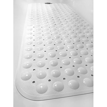 Tike Smart Extra Long Non Slip Bathtub Mat 39 X16 For Smooth