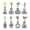 A003- Multicolor (Style A 8 Piece Set), variant on Refrigerator Magnets 8 Pack Mini Glass Vase with Artificial Flowers Decorative Fridge Magnets for Kitchen Decor Office Desk Gifts, Faux Flowers in Vase Magnetic Accent for Locker