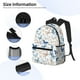thumbnail image 3 of Disketp Butterfly Mochila Ligera Clásica con Múltiples Bolsillos, Mochila Casual para Hombre y Mujer, Ideal para Escuela, Trabajo y Viajes, 3 of 6
