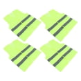 thumbnail image 2 of Shisuyan 4 Pcs Gilets de Cyclisme Haute Visibilité Gilets de Sécurité Réfléchissants pour Travaux de Construction Extérieurs Sécurité Routière Assainissement, 2 of 8