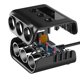 thumbnail image 1 of Cargador de coche Usb Adaptador de encendedor de cigarrillos Divisor 12v / 24v 100w 4 puertos Usb 3.6a Divisor de 3 enchufes, 1 of 2