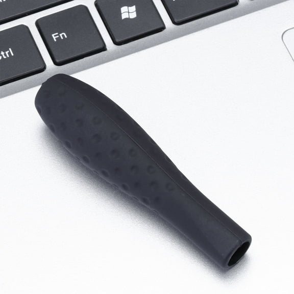 PBPBOX Stylus Pen Sleeve Grip Dust-free Coating for Pencil Black 1Set