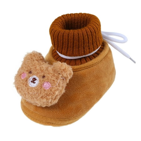 

Baby Girls And Boys Warm Shoes Soft Booties Soft Comfortable Toddler Shoes Warming Cotton Shoes Baby Soft Leather Shoes Size 4 Girls Shoes