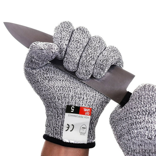 Intsupermai Protective Cut Resistant Gloves Level 5 Certified Safety Meat Cut Wood Carving Walmart Com Walmart Com