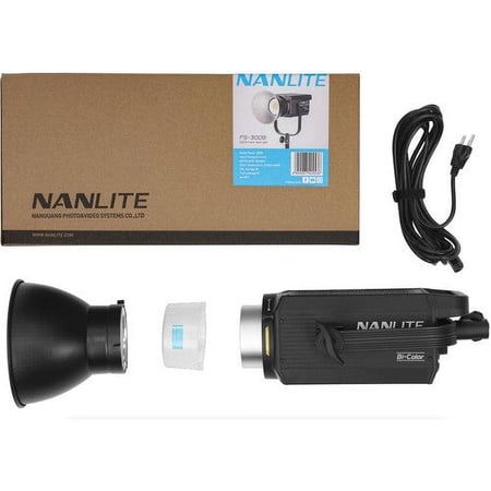 NANLITE FS-300B 撮影用ライト LEDライト 350W バイカラー 色温度2700-6500K CRI96 TLCI97 スタジオライト アプリ操作 ライブ配信 国内正規品  爆買