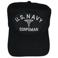 thumbnail image 2 of USS Iwo Jima LPH-2 US Navy Ship Hat – Adjustable Unisex Baseball Cap, Navy Blue 2 of 3