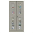 thumbnail image 1 of Hallowell 425S18EV-HG 400 Series Stationary Ventilated Storage Cabinet  48W in. x 18D in. x 72H in.  725 Hallowell Gray  Single Tier  Double Ventilated Door  1-Wide  Knock-down, 1 of 1