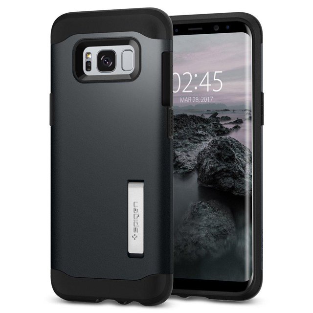 Funda Galaxy S8 Plus Spigen Slim Armor Metal Slate