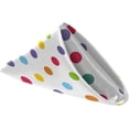 thumbnail image 2 of GZHJMY Colors Polka Dots Pattern Cloth Napkins, Set of 6 20 x 20 Inch Soft & Comfortable Polyester Dinner Napkin for Family, Restaurant, Weddings, Parties, 2 of 5