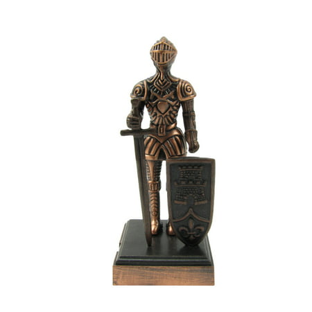 1:16 Miniature Full Body Plate Armor Knight w/Sword Metal Desk Pencil