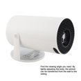 thumbnail image 4 of Mini Projecteur, Projecteur Portable, Projecteur de Film de Taille Projection 270 Réglable 40-120 Po, Projecteur pour Maison Intelligente avec Interface Multimédia HD, USB, Prise pour Écouteurs, Mémoire 1G 8G, 4 of 7