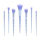 thumbnail image 1 of Juegos De Brochas De Maquillaje De 7/10 Uds., Mango En Espiral, Brocha Suave Para Sombra De Ojos, Herramientas De Belleza Portátiles Para Todo Tipo De Piel Advancent CE008039-06, 1 of 6