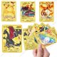 thumbnail image 2 of 37 Styles 10000PH Gold Metal Card Arceus Pikachu Charizard VMAX Spanish Version Game Collection Metal Iron Cards Kid Gifts, 2 of 5