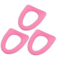 thumbnail image 5 of sruoe Toilet Seat Covers, Padded Toilet Seat Covers, Soft Warmer Toilet Seat, Toilet Seat Covers Washable, Fits Most Size Toilet Seat for Bathroom, Pink, 5 of 6