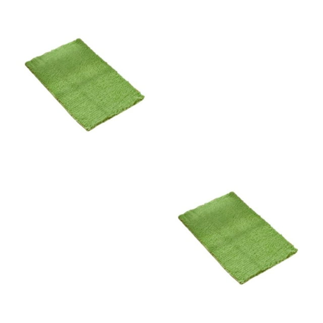 Maytalsory 1/2/3/5 Anti-slid Bathroom Mat Soft Texture Safe Strong Grip Absorbent Floor Mat Fruit Green 40cm*60cm 2PCS